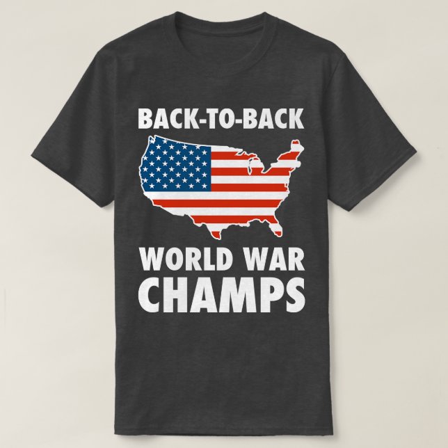 Camiseta Back to Back WorldChamps EUA (Frente do Design)