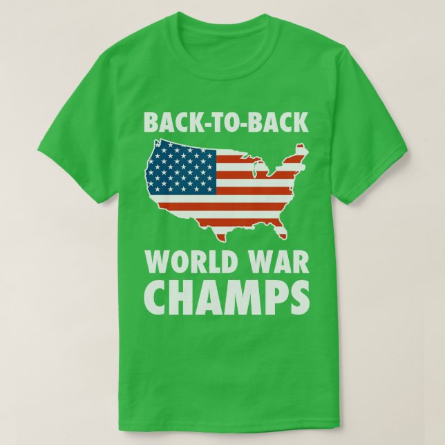 Camiseta Back to Back WorldChamps EUA (Frente do Design)