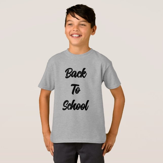 Camiseta Back to school  (Frente Completa)