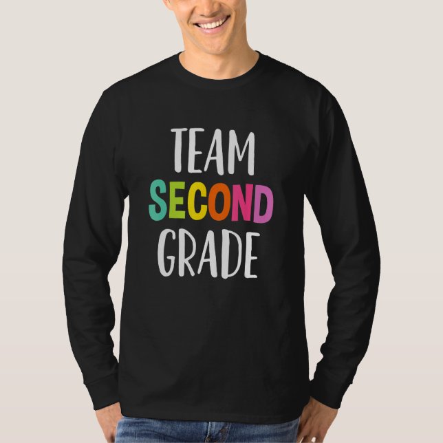 Camiseta Back To School 2nd Grade Teacher 1st Day Of School (Frente)