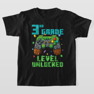 Camiseta Back to School 3rd Grade Boys Gamer T-Shirt