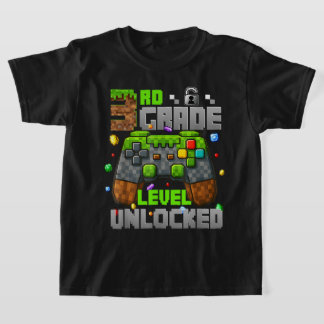 Camiseta Back to School 3rd Grade Boys Gamer T-Shirt