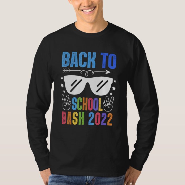 Camiseta Back To School Bash 2022 Teacher & Student (Frente)