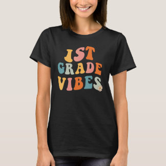 Camiseta Back to school First Grade Vibes Teacher 1st Grade