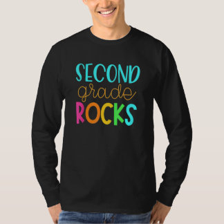 Camiseta Back To School Girls Boys 2nd Teacher Team S Secon