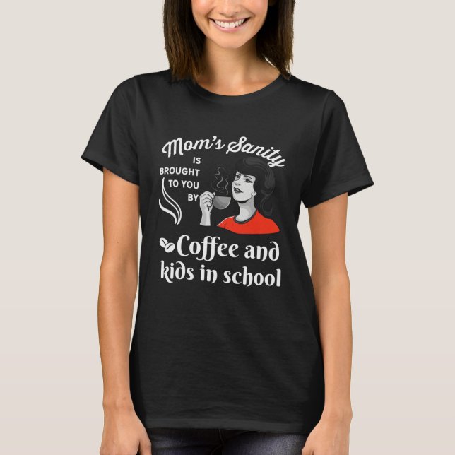 Camiseta Back To School Humour MomTeachers First Day Of Sch (Frente)