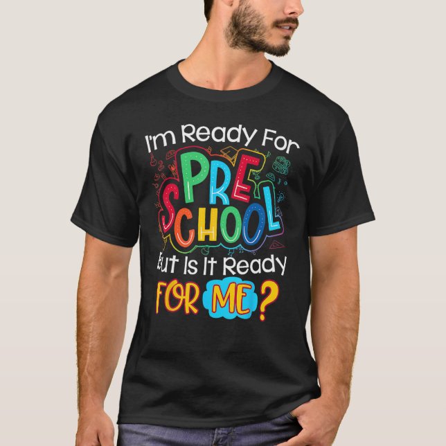 Camiseta Back To School I m Ready To Crush Preschool Teache (Frente)