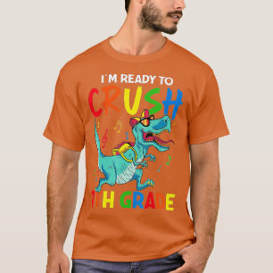 Camiseta Back To School I'm Ready To Crush 7th Seventh Grad