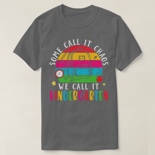 Camiseta Back to school-kindergarten (Frente do Design)