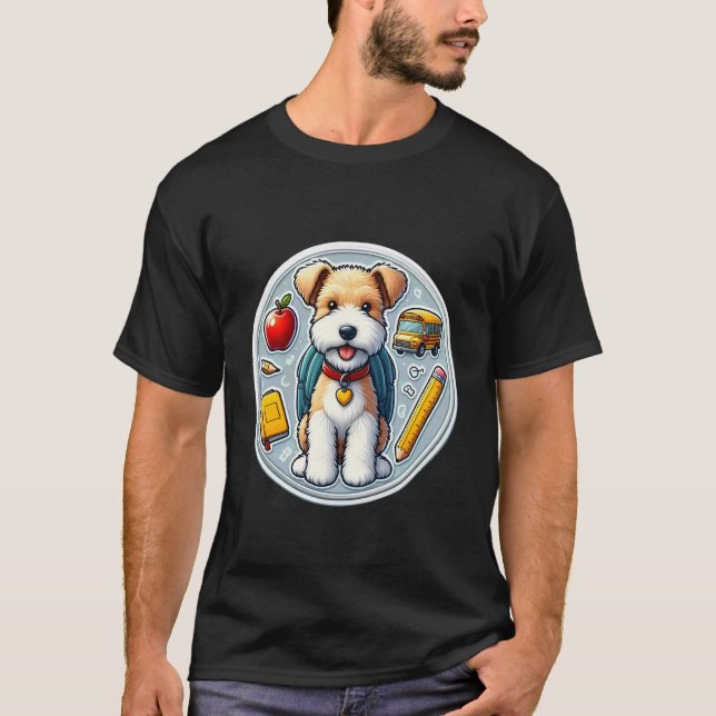 Camiseta Back To School Lakeland Terrier Dog Boys Girls Stu (Frente)
