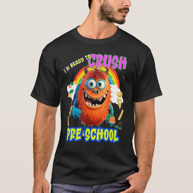 Camiseta Back to School Preschool (Frente)