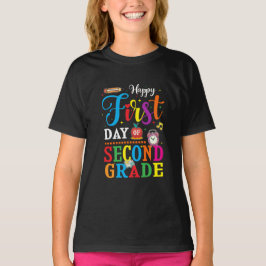 Camiseta Back To School, second grade
