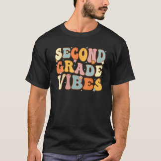 Camiseta Back To School Second Grade Vibes Student Teacher