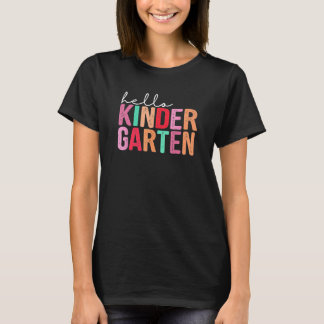Camiseta Back To School  Students Teacher Hello Kindergarte