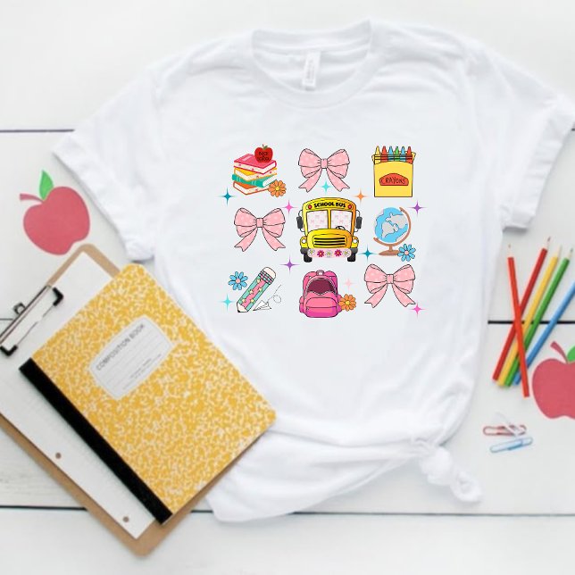 Camiseta Back to school t-shirt coquette (Criador carregado)