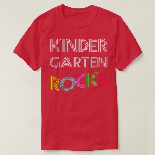 Camiseta Back To School T Shirts For Kindergarten Students (Frente do Design)
