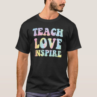 Camiseta Back To School Teach Love Inspire Teachers