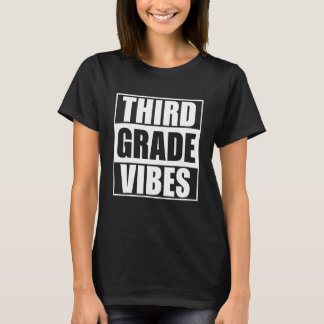 Camiseta Back To School Third Grade Vibes Student Teacher W