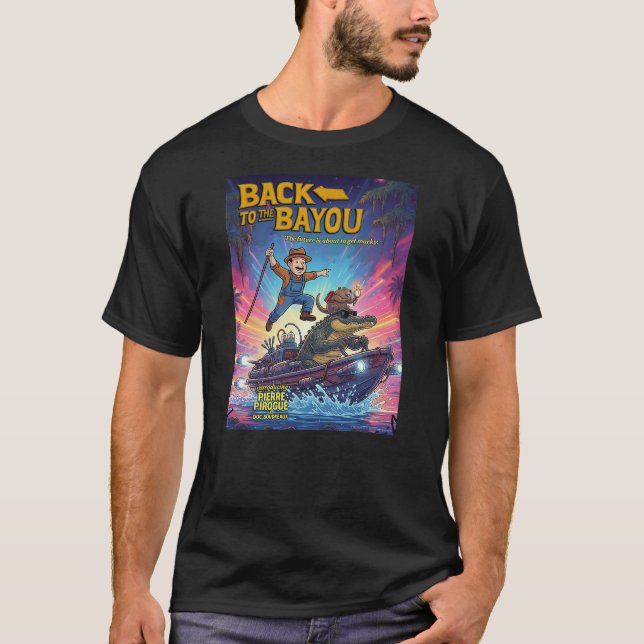 Camiseta Back To The Bayou - Retro -  (Frente)