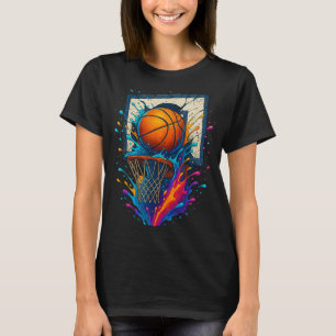 Camiseta Backboar de Slam Dunk Splash Hoop de Basquete Colo