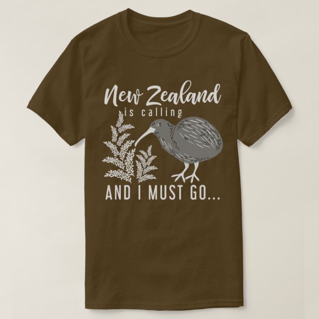 Camiseta Backerpacker Kiwi Gift Nova Zelândia (Frente do Design)