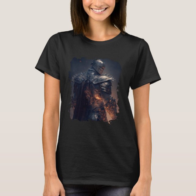 Camiseta Backprint Epic Knight Hero Dark World s form (Frente)