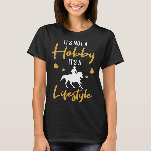 Camiseta Backprint It is not a Hobby it is a Lifestyle Reit (Frente)