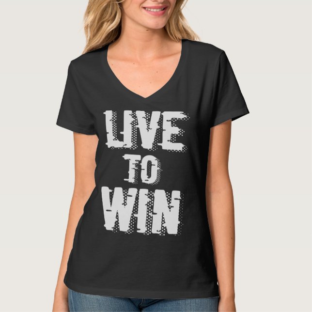 Camiseta Backprint Live to win (Frente)