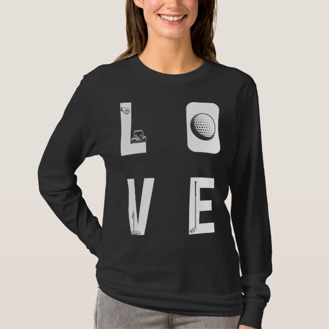 Camiseta Backprint Love Golf (Frente)