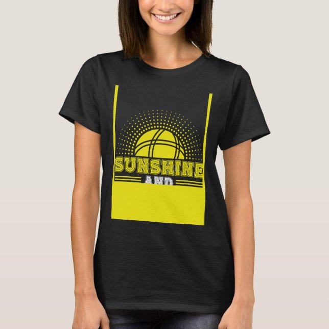 Camiseta Backprint Sunshine And Bocce Ball (Frente)