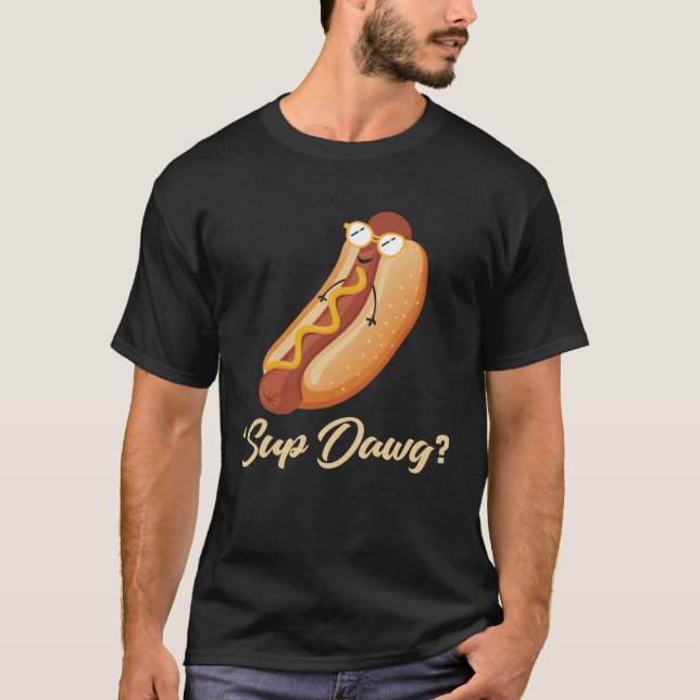 Camiseta Backprint Sup Dawg  Hot Dog (Frente)