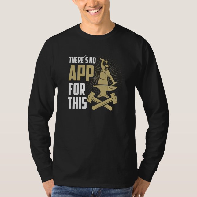 Camiseta Backprint There is no App for this Goldsmith Craft (Frente)