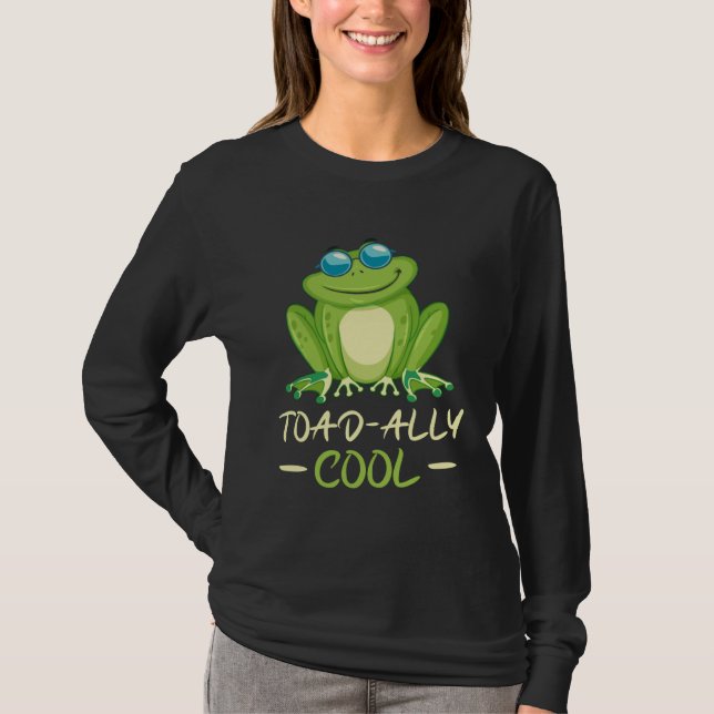 Camiseta Backprint Toad ally cool cool frog (Frente)