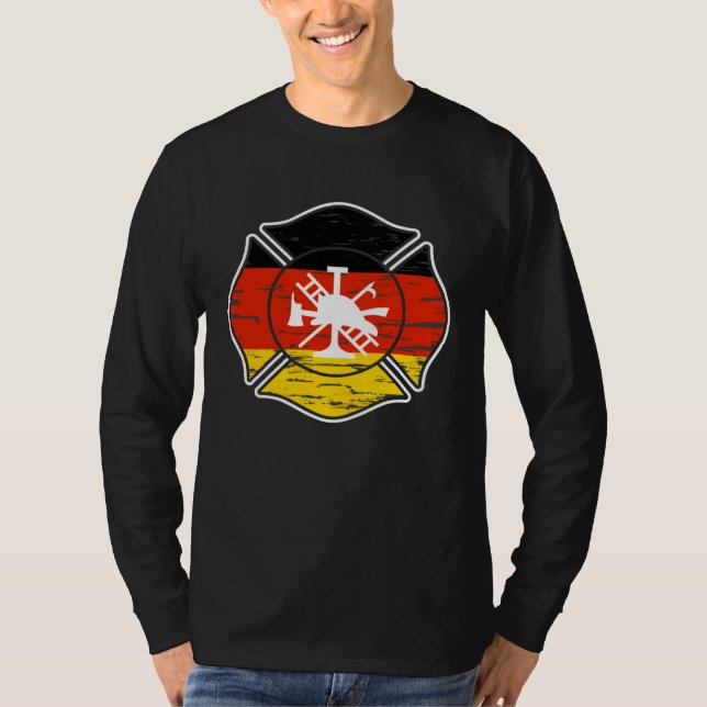 Camiseta Backprint Voluntary Fire Brigade Germany (Frente)