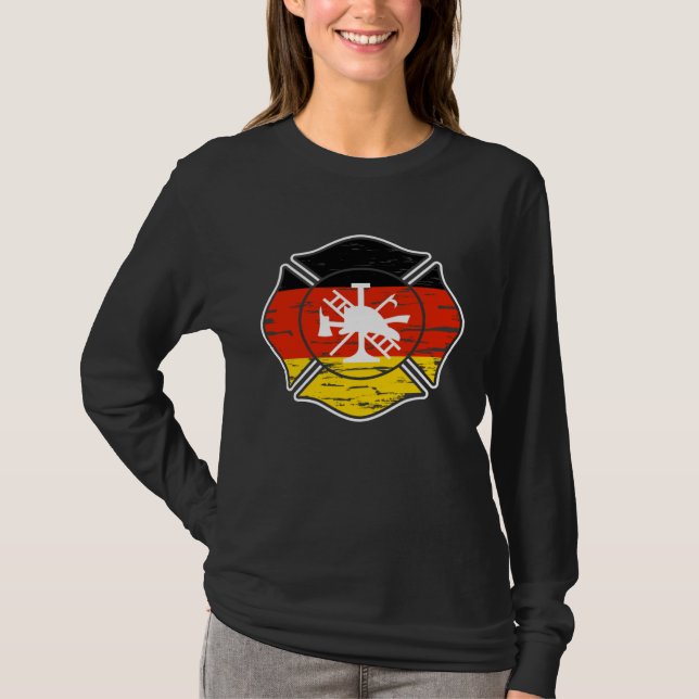 Camiseta Backprint Voluntary Fire Brigade Germany (Frente)