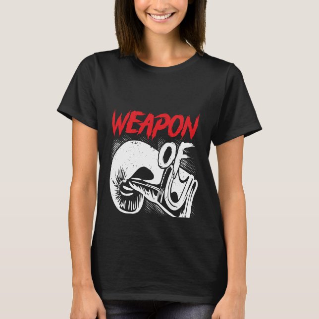 Camiseta Backprint Weapon Of Stress Reduction Boxing (Frente)