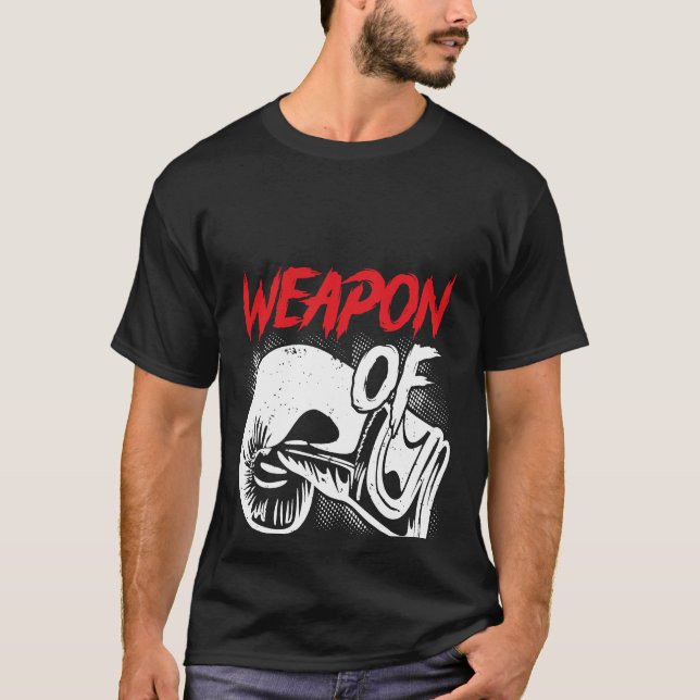Camiseta Backprint Weapon Of Stress Reduction Boxing (Frente)