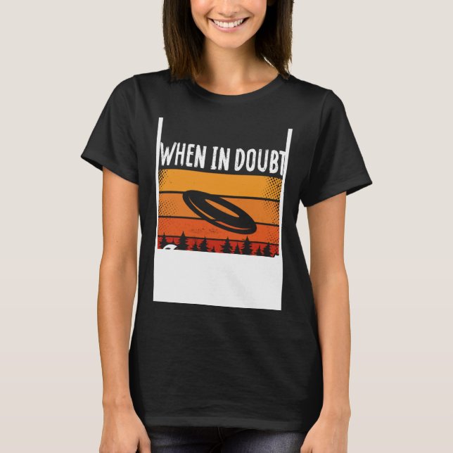 Camiseta Backprint When In Doubt Layout Ultimate Frisbee (Frente)