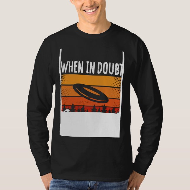 Camiseta Backprint When In Doubt Layout Ultimate Frisbee (Frente)