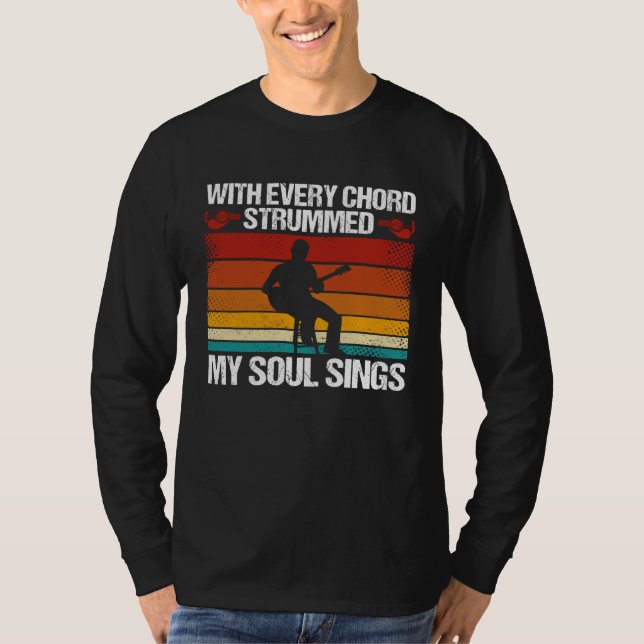 Camiseta Backprint With Every Chord Strummed  My Soul Sings (Frente)