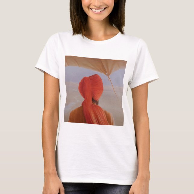Camiseta Backview Turbaned com tenting (Frente)
