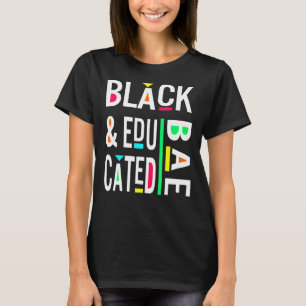 Camiseta BACO Preto E Orgulho Negro Educado História Negra