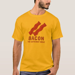 Camiseta Bacon, a carne da entrada