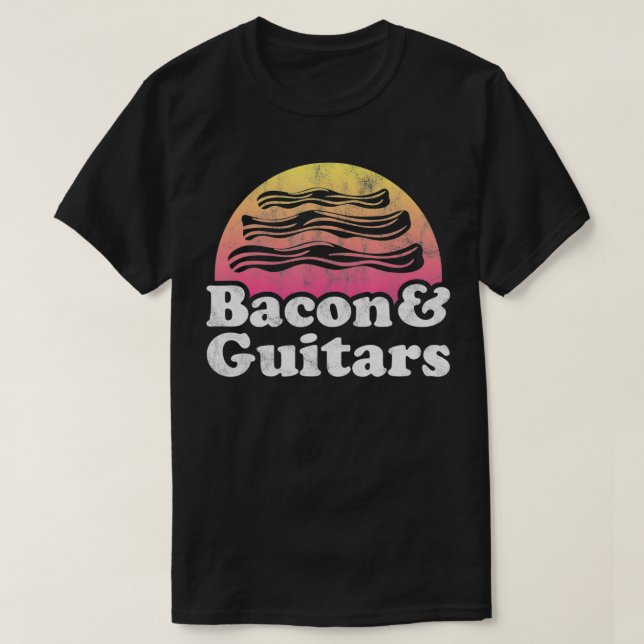Camiseta Bacon and s or christmas tree bacon  (Frente do Design)
