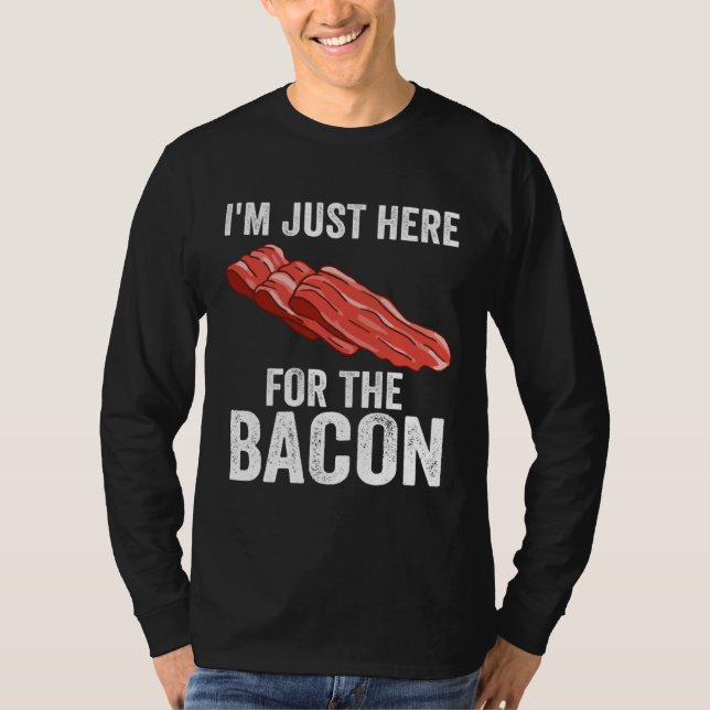 Camiseta Bacon   Bacon Apparel Pig Pork Humor Men Women  1 (Frente)