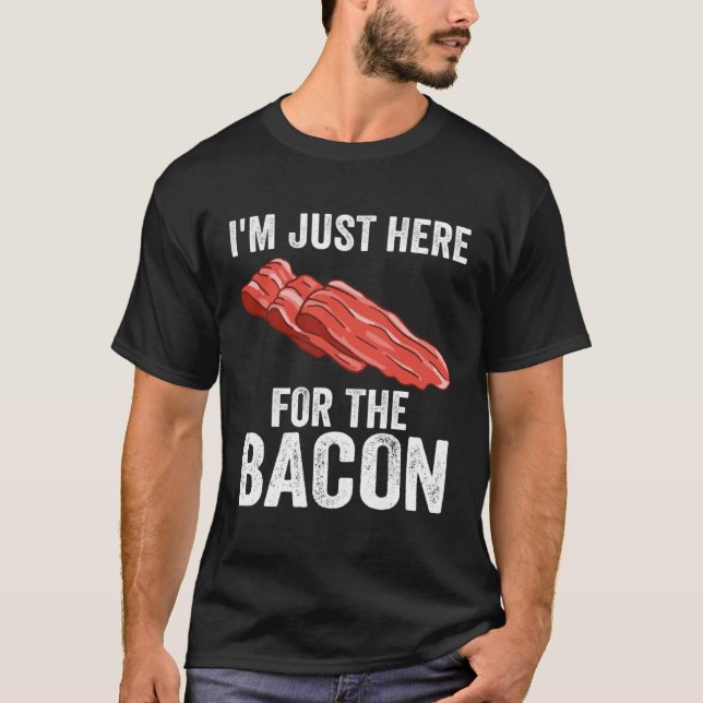 Camiseta Bacon   Bacon Apparel Pig Pork Humor Men Women  1 (Frente)
