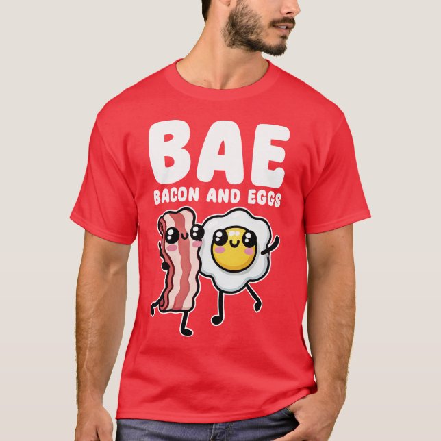 Camiseta Bacon BAE e Ovo (Frente)