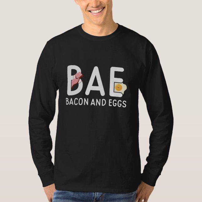 Camiseta Bacon-Básico E Ovos (Frente)