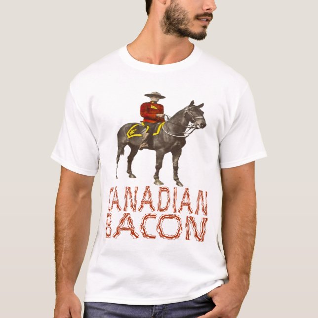 Camiseta Bacon canadense (Frente)