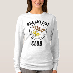 Camiseta BACON DE CLUBES DE CAFÉ DA MANHÃ E T-Shirts DE OVO